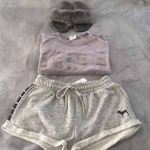 VS PINK Highwaistes Lounge Shorts